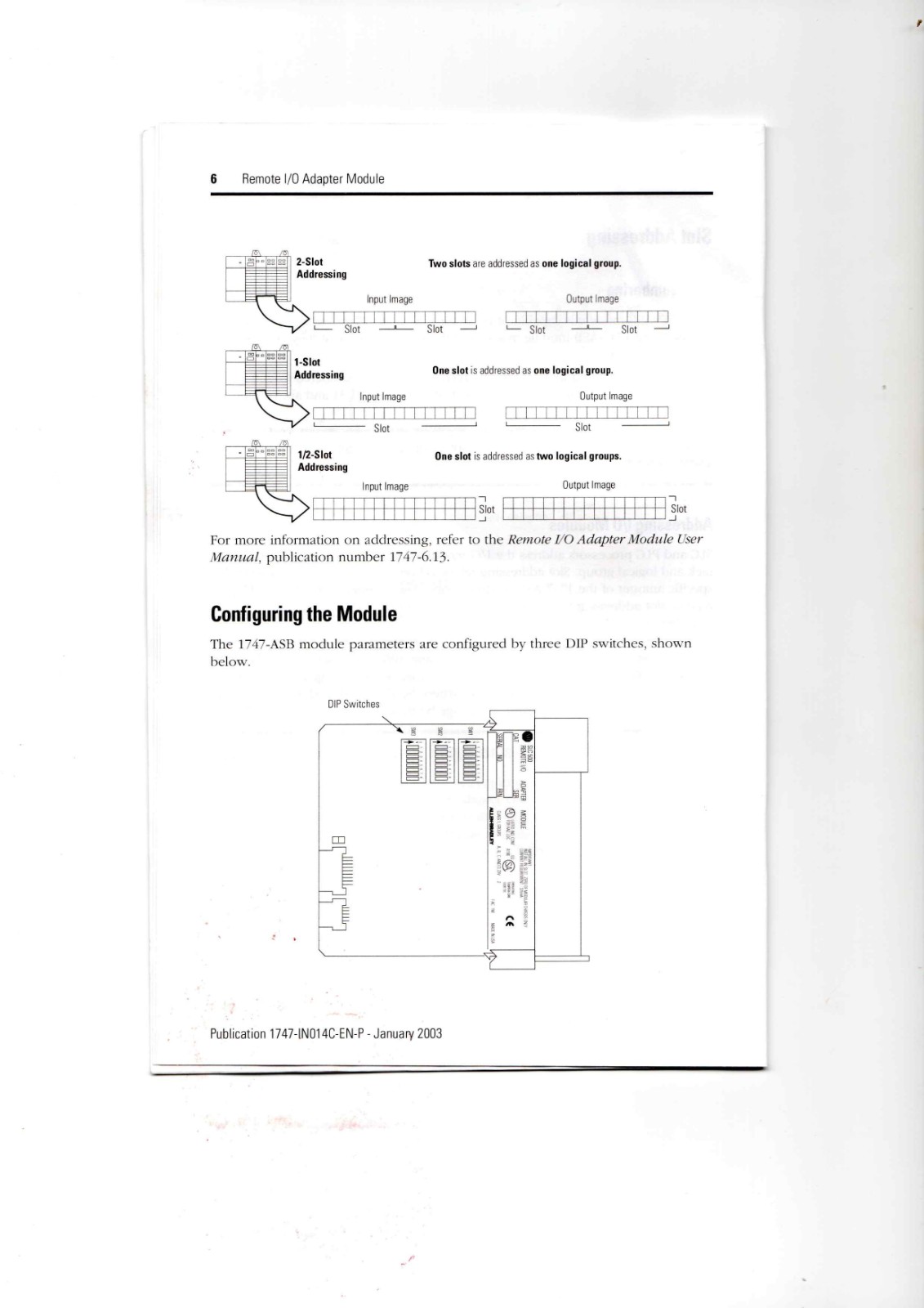 Allen-Bradley 1747-ASB Controller Module