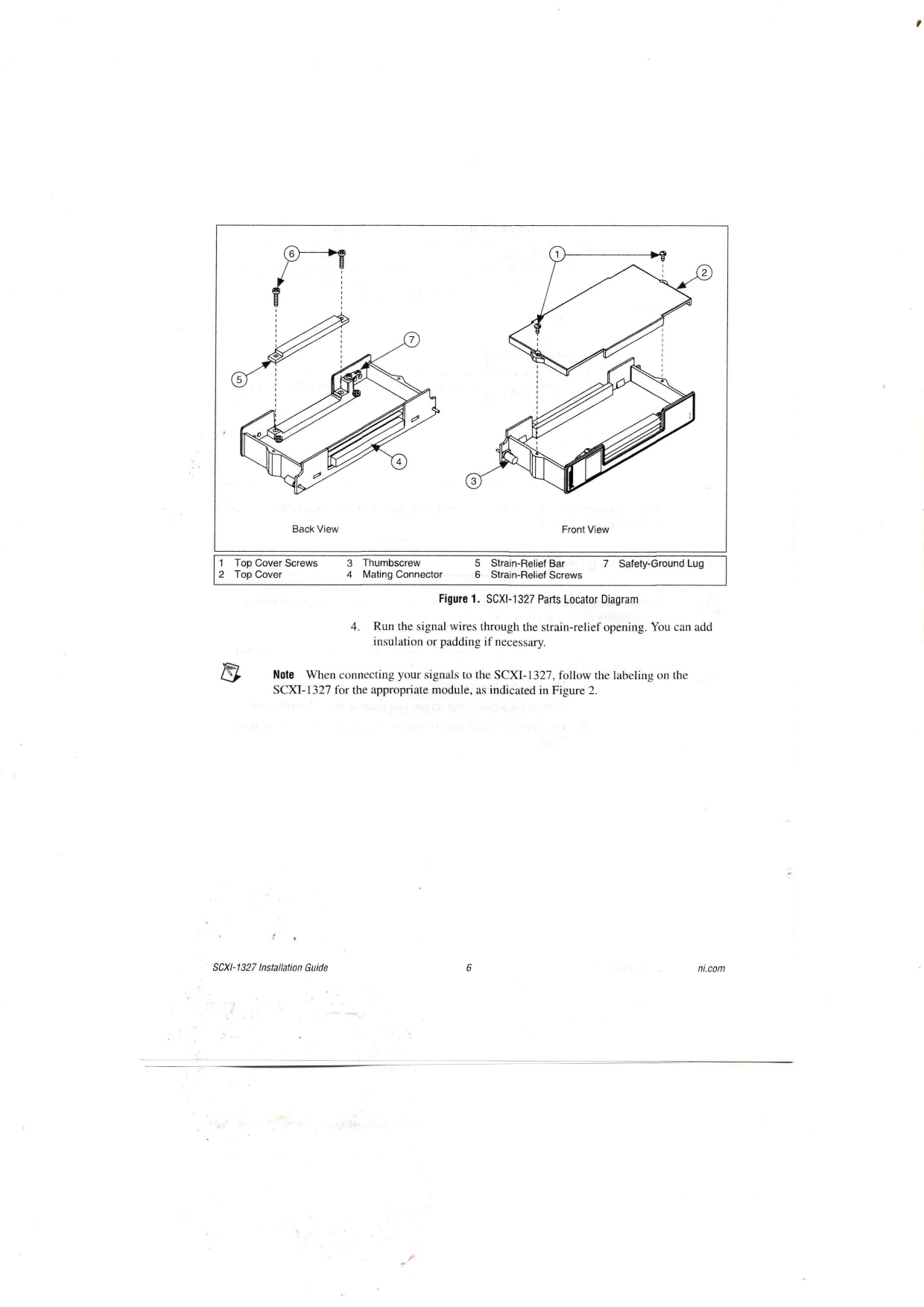 NI SCXI-1327 controller module