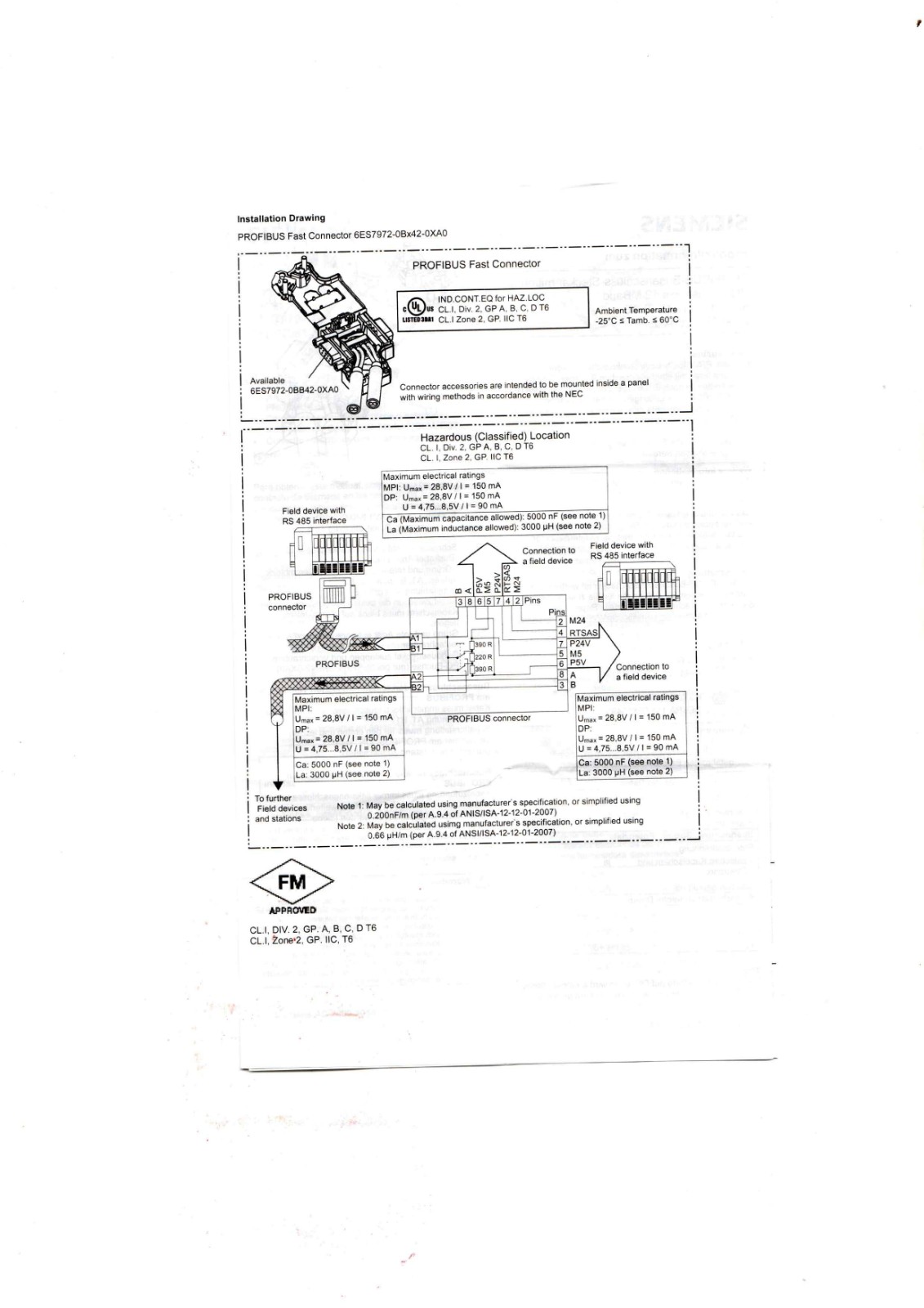 Siemens 6ES7972-0BA12-0XA0 controller module