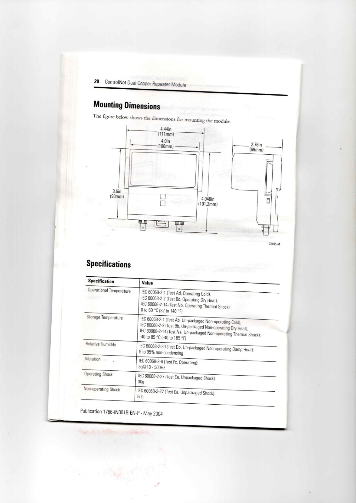 A-B 1786-RPCD Modular Controller