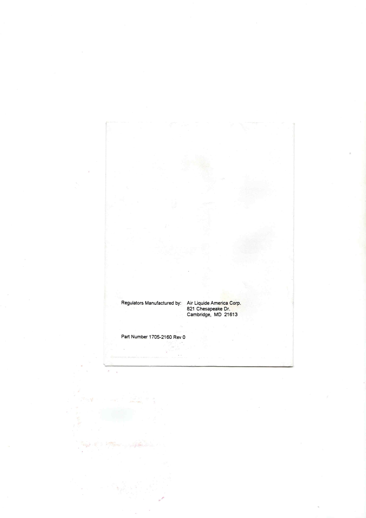 Industrial Scientific 1705-2160