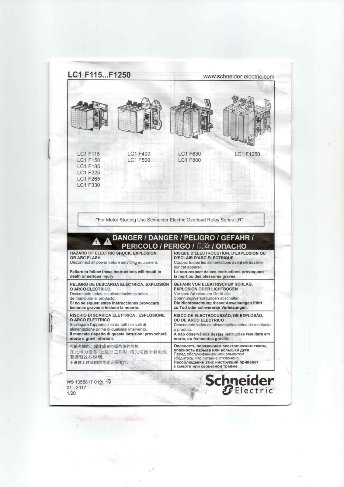 Schneider LC1F185