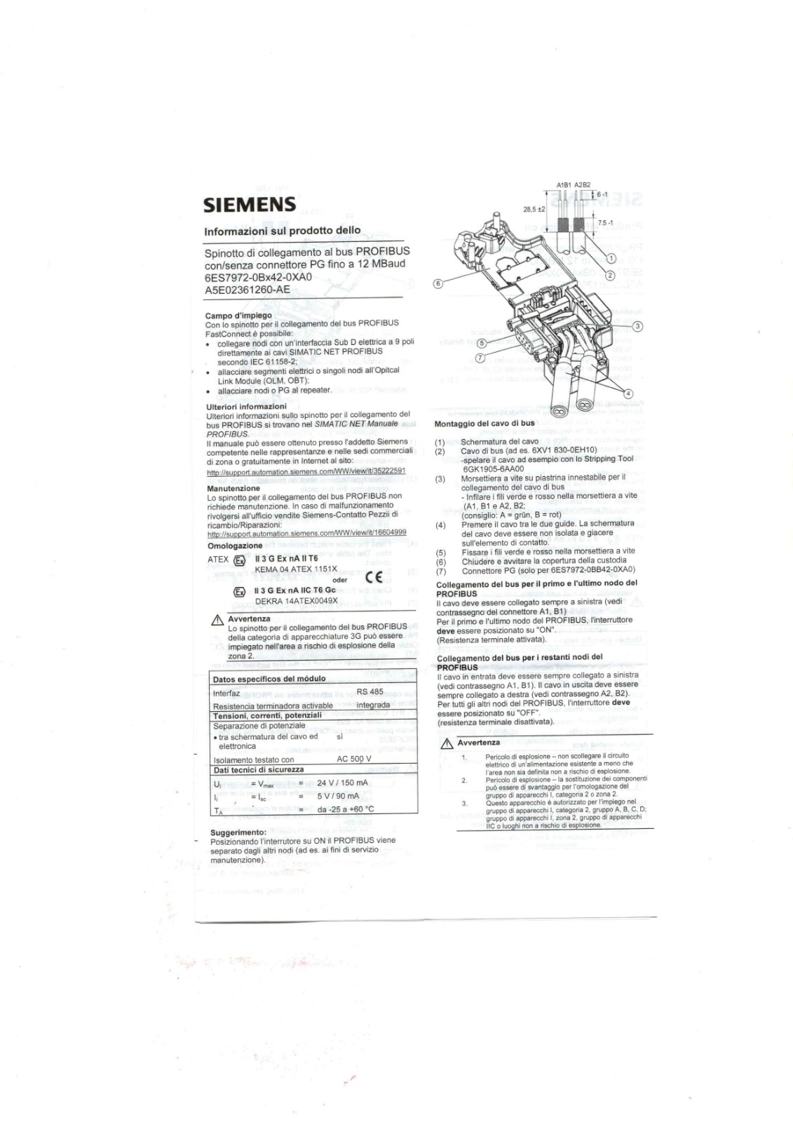 Siemens 6ES7972-0BX42-0XA0_