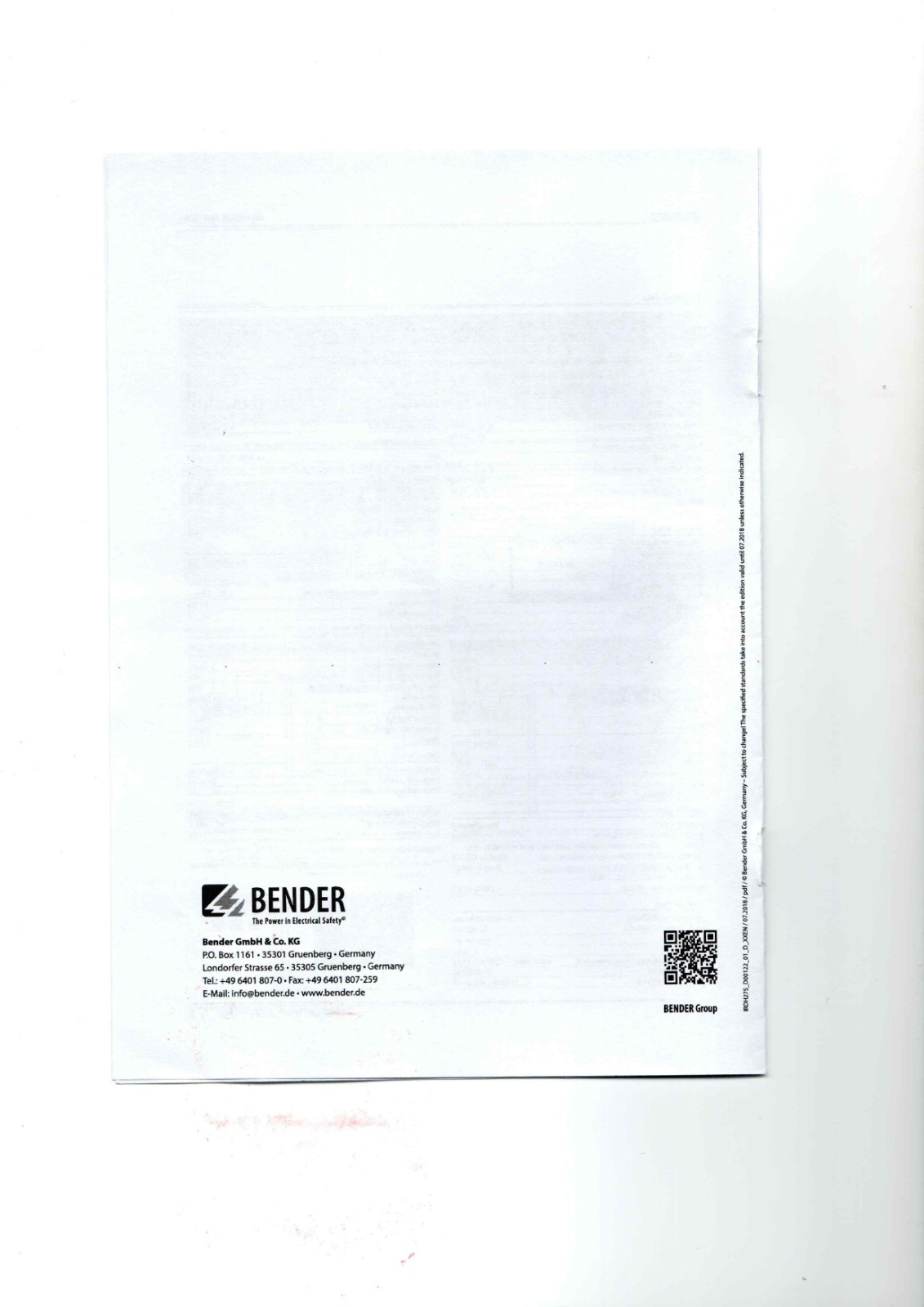 Bender IRDH275