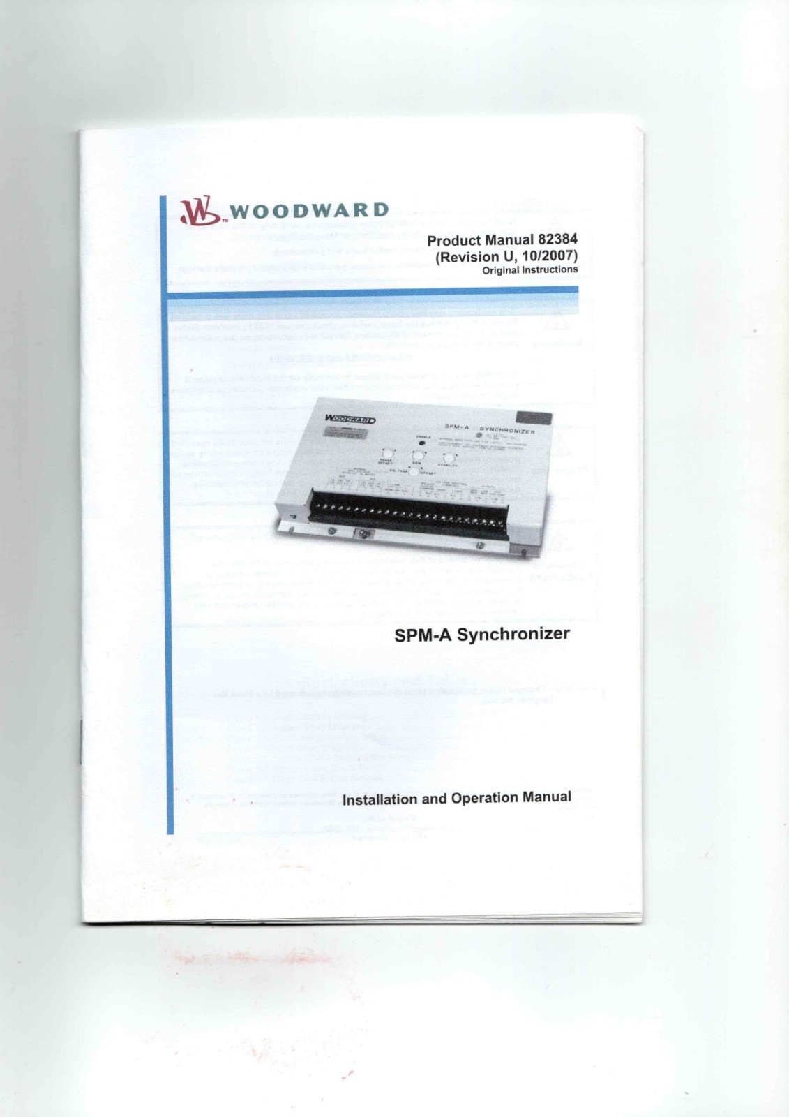 Woodward SPM-A 82384