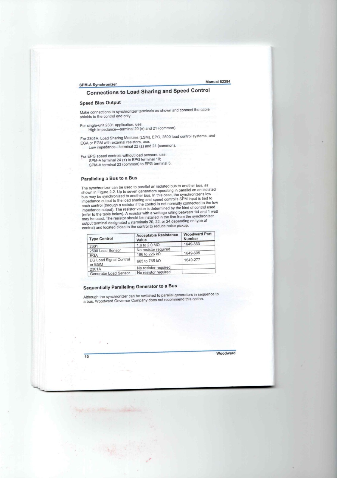 Woodward SPM-A 82384