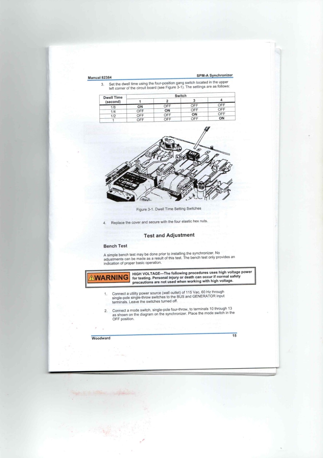 Woodward SPM-A 82384