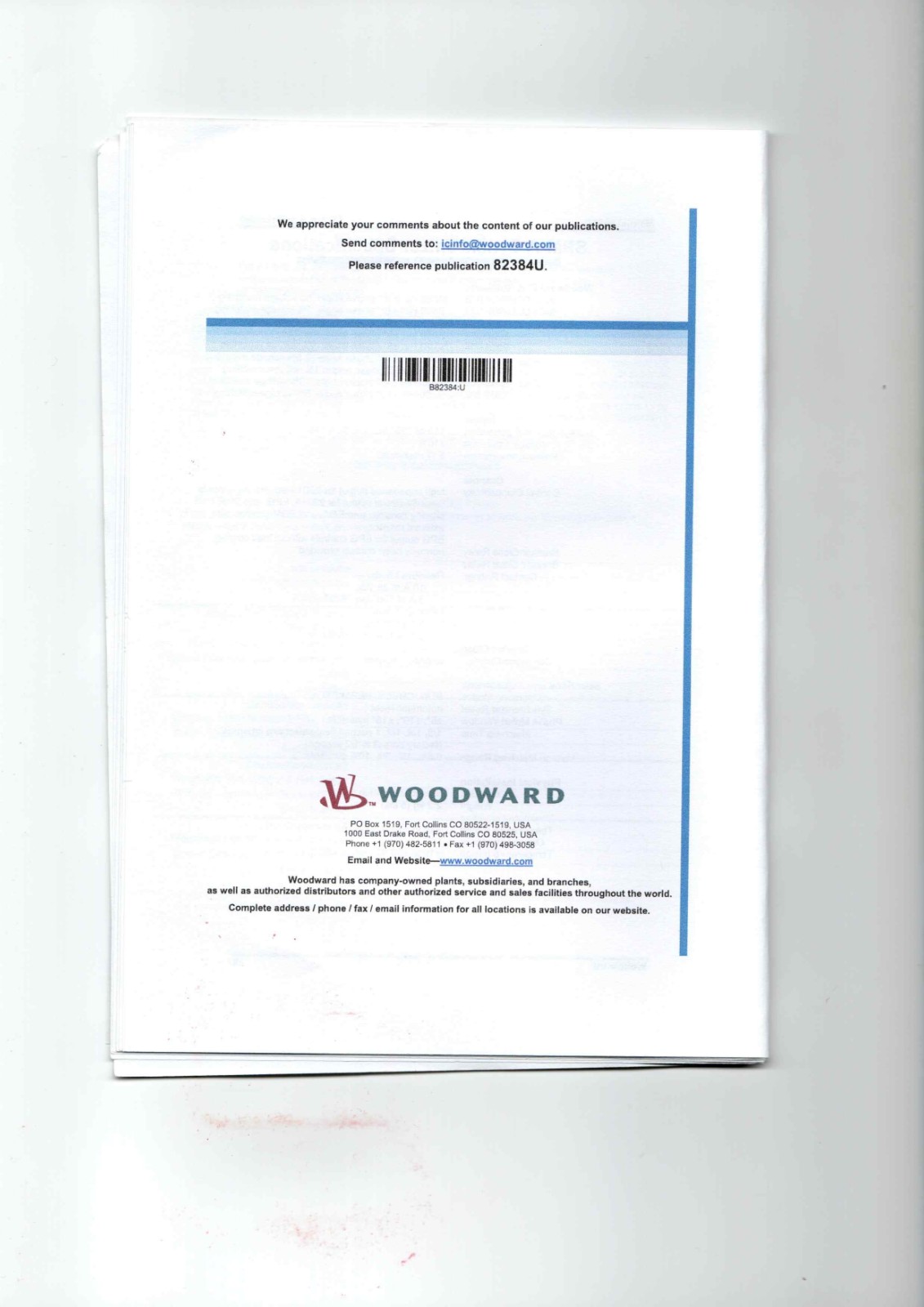 Woodward SPM-A 82384