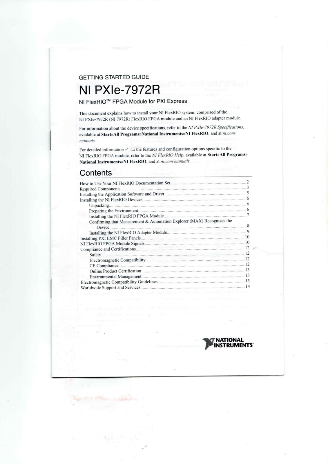 NI PXIE-7972R