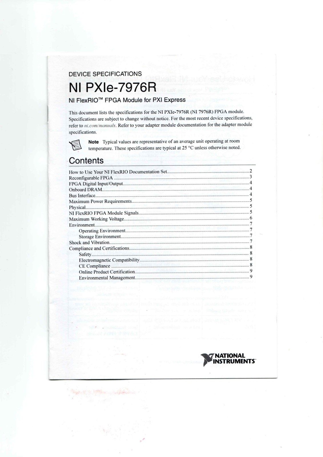 NI PXIE-7976R