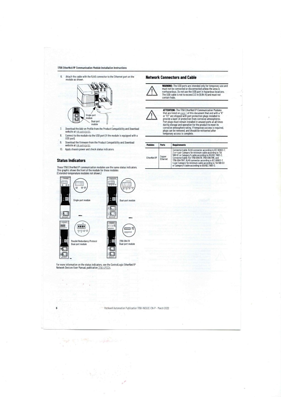 A-B 1756-EN2T,1756-EN2TK,1756-EN2TP,1756-EN2TPK,1756-EN2TPX,1756-EN2TR,1756-EN2TRK,1756-EN2TRXT,1756-EN2TXT,1756-EN3TR,1756-EN3TRK,1756-EN4TR,1756-EN4TRK,1756-EN4TRXT