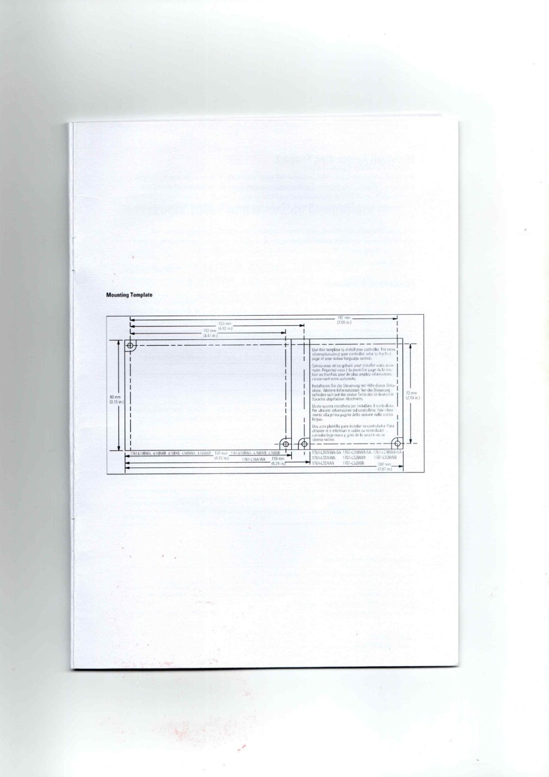 A-B 1761-L10BWA,-L10BWB,-L10BXB,-L16AWA,-L16BWA,-L16BWB,-L16BBB,-L16NWA,-L16NWB,-