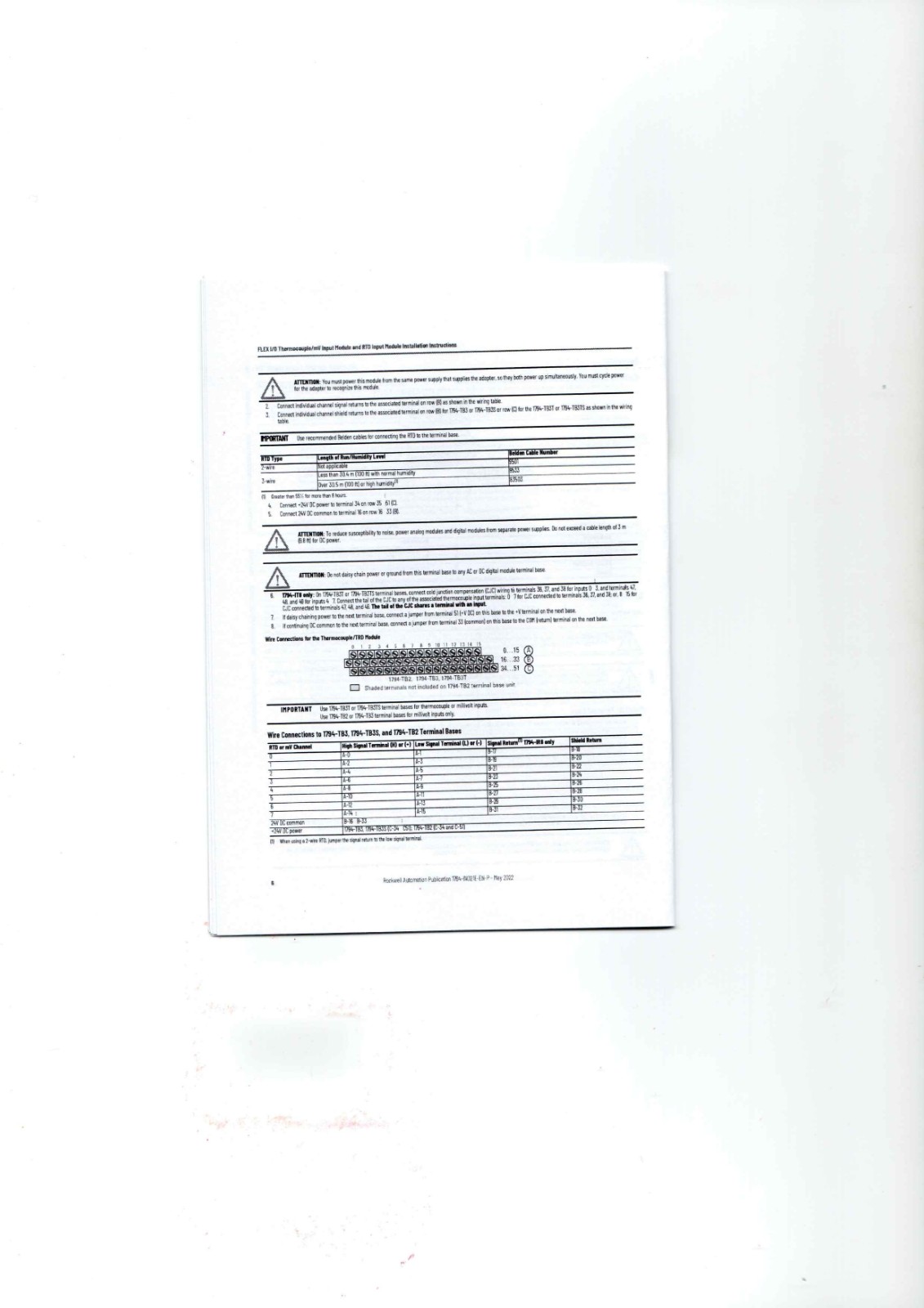 A-B 1794-IT8,1794-IR8